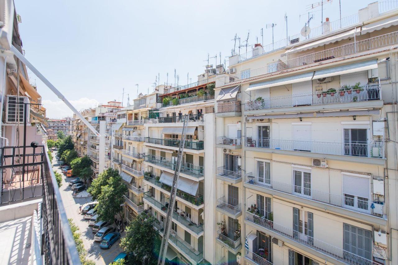 Apricot By Halu! Cozy Apt Next To Agia Sophia Metro Station เทสซาโลนิกิ ภายนอก รูปภาพ
